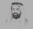 Sketch of Saleh bin Mohamed Al Nabit, Minister of Development Planning and Statistics
