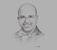 Sketch of  Raghavan Seetharaman, Group CEO, Doha Bank
