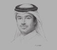Sketch of Khalid Yousef Al Subeai, Acting Group CEO, Barwa Bank
