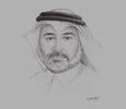 Sketch of Abdulla Hassan Al Mehshadi, CEO, Msheireb Properties
