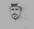 Sketch of Hassan Abdulrahman Al Ibrahim, Chief Tourism Development Officer, Qatar Tourism Authority (QTA)
