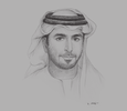 Sketch of Saeed Al Ghafli, Director-General, Emirates Identity Authority (EIDA)
