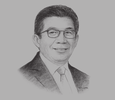 Sketch of Muliaman Hadad, Chairman, Financial Services Authority (OJK)
