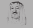 Sketch of Emir Sheikh Sabah Al Ahmed Al Jaber Al Sabah
