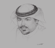 Sketch of Sheikh Yousef Al Abdullah Al Sabah Al Nasser Al Sabah, Director-General, Kuwait Ports Authority; and President, Arab Sea Ports Federation

