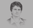 Sketch of Tanja Gönner, Chair of the Management Board, GIZ

