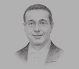 Sketch of  Mohammed Boussaid, Minister of Economy and Finance
