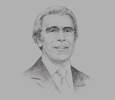 Sketch of Abdellatif Jouahri, Governor, Bank Al Maghrib (BAM)
