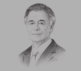 Sketch of Philippe Petitcolin, CEO and Director, Safran
