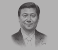 Sketch of Xi Jinping, President, People’s Republic of China
