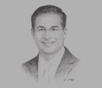 Sketch of Steve Bertamini, CEO, Al Rajhi Bank

