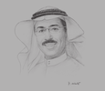 Sketch of Khalid Balkheyour, President and CEO, Arabsat
