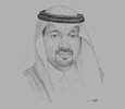 Sketch of Bader Al Saedan, Managing Director, Al Saedan Real Estate
