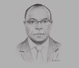 Sketch of Jean-Bernard Boumah, President, Gabonese Employers’ Confederation (CPG)
