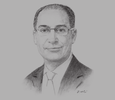 Sketch of Ibrahim Saif, Minister of Energy and Mineral Resources
