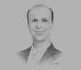 Sketch of Mohammed Khelfaoui, Managing Director, Tell Markets
