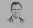 Sketch of John Chrosniak, President, DuPont Sustainable Solutions
