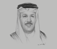 Sketch of Abdul Latif Al Zayani, Secretary-General
