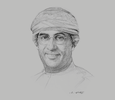 Sketch of Omar Al Sharif, Country Senior Partner Oman, PwC
