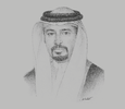 Sketch of Sheikh Ahmed bin Hamad Al Khalifa, President, Customs Affairs
