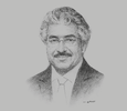Sketch of Riyad Y Hamzah, President, University of Bahrain (UoB)
