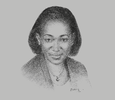 Sketch of Kadi Fadika-Coulibaly, Managing Director, Hudson & Cie
