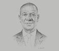 Sketch of Abdoulaye Coulibaly, Chairman, Aeria & Air Côte d’Ivoire
