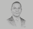 Sketch of Bruno Nabagné Koné, Minister of Communications, Digital Economy and the Post
