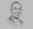 Sketch of Saliou Touré, President, International University of Grand Bassam (IUGB)
