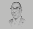 Sketch of  Edouard Messou, Senior Partner; and Dominique Taty, Tax Partner; PwC
