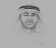 Sketch of Khalid Jasim Al Midfa, Chairman, Sharjah Commerce and Tourism Development Authority (SCTDA)

