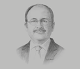 Sketch of Hassan Nouh, Managing Director, Ezz Steel
