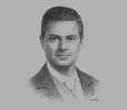 Sketch of President Enrique Peña Nieto
