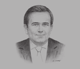 Sketch of Ildefonso Guajardo Villarreal, Minister of Economy
