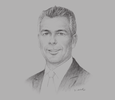 Sketch of Alexander W Wehr, President and CEO, BMW Mexico, Latin America and the Caribbean
