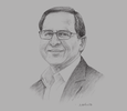 Sketch of Salvador Alva, President, Tecnológico de Monterrey (TEC)
