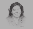 Sketch of Mai Kieu Lien, CEO, Vinamilk
