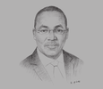 Sketch of Ronald Ndegwa, Managing Director, Savannah Cement
