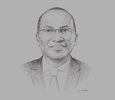 Sketch of Mike Macharia, Founder and Group CEO, Seven Seas Technologies
