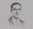 Sketch of Walid Saibi, General Manager, Tunisie Valeurs
