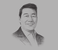 Sketch of Bernie H Liu, Chairman and CEO, Golden ABC
