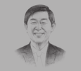 Sketch of Shinichi Kitaoka, President, Japan International Cooperation Agency (JICA)
