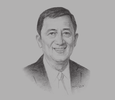Sketch of Guido Alfredo Delgado, President and CEO, Emerging Power Incorporated
