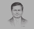 Sketch of Upul Jayasuriya, Chairman, Board of Investment (BOI)

