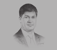 Sketch of Dilshan Wirasekara, CEO, First Capital
