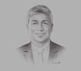 Sketch of Dammika Ranatunga, Chairman, Sri Lanka Ports Authority (SLPA)
