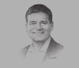 Sketch of Dilith Jayaweera, Chairman, George Steuart Group
