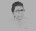 Sketch of Madu Ratnayake, Executive Vice-President and General Manager, VirtusaPolaris
