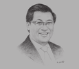 Sketch of Wong Heang Fine, Group CEO, Surbana Jurong
