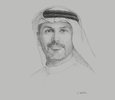 Sketch of Khaldoon Khalifa Al Mubarak, CEO and Managing Director, Mubadala Investment Company
